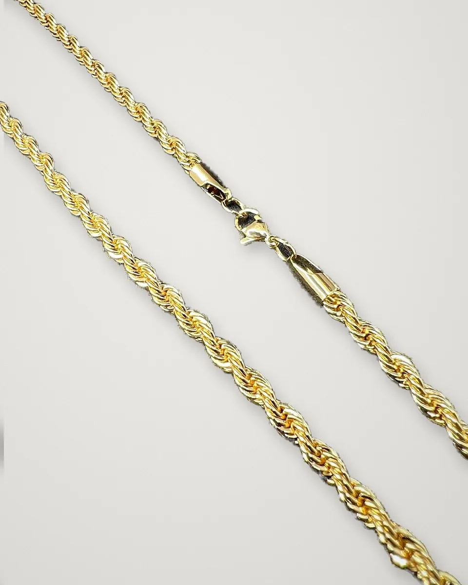 Sutli Rope Chain, clasp and construction detail