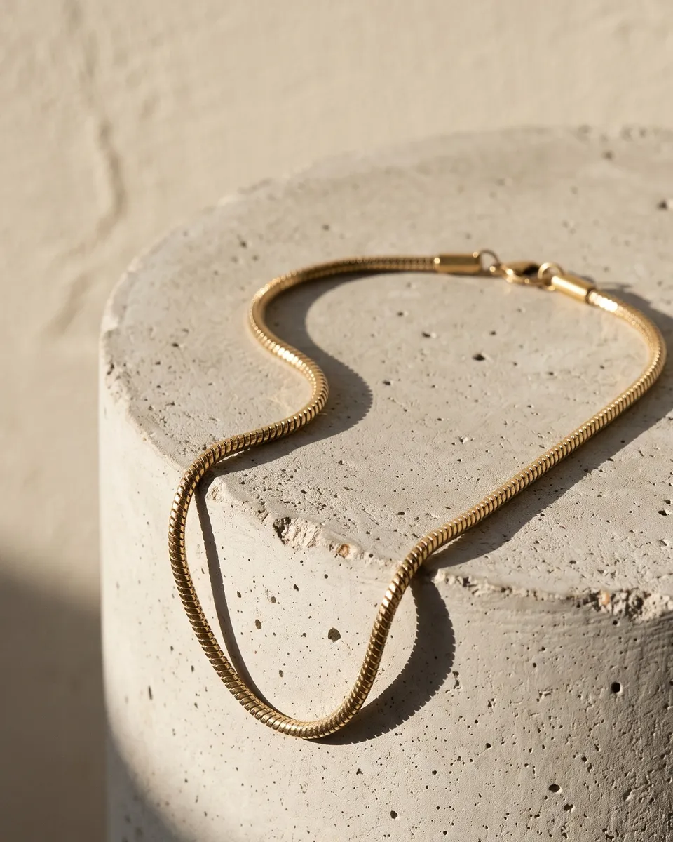 Column Snake Chain, editorial photograph