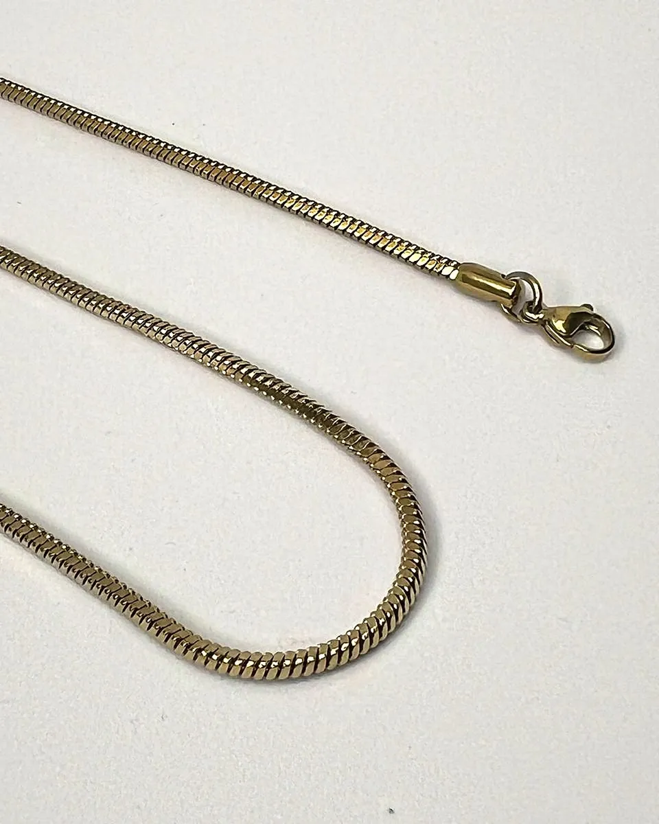 Column Snake Chain, studio photograph